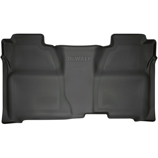 DeWalt DXTAFL010 Black 2nd Seat Floor Liner Fits 14-18 Silverado//Sierra Crew Cab 2019 Silverado LD//Sierra Limited 1500 Crew Cab